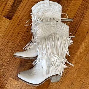 Fringe Cowboy Boots